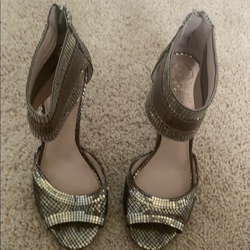 Vince Camino silver heels